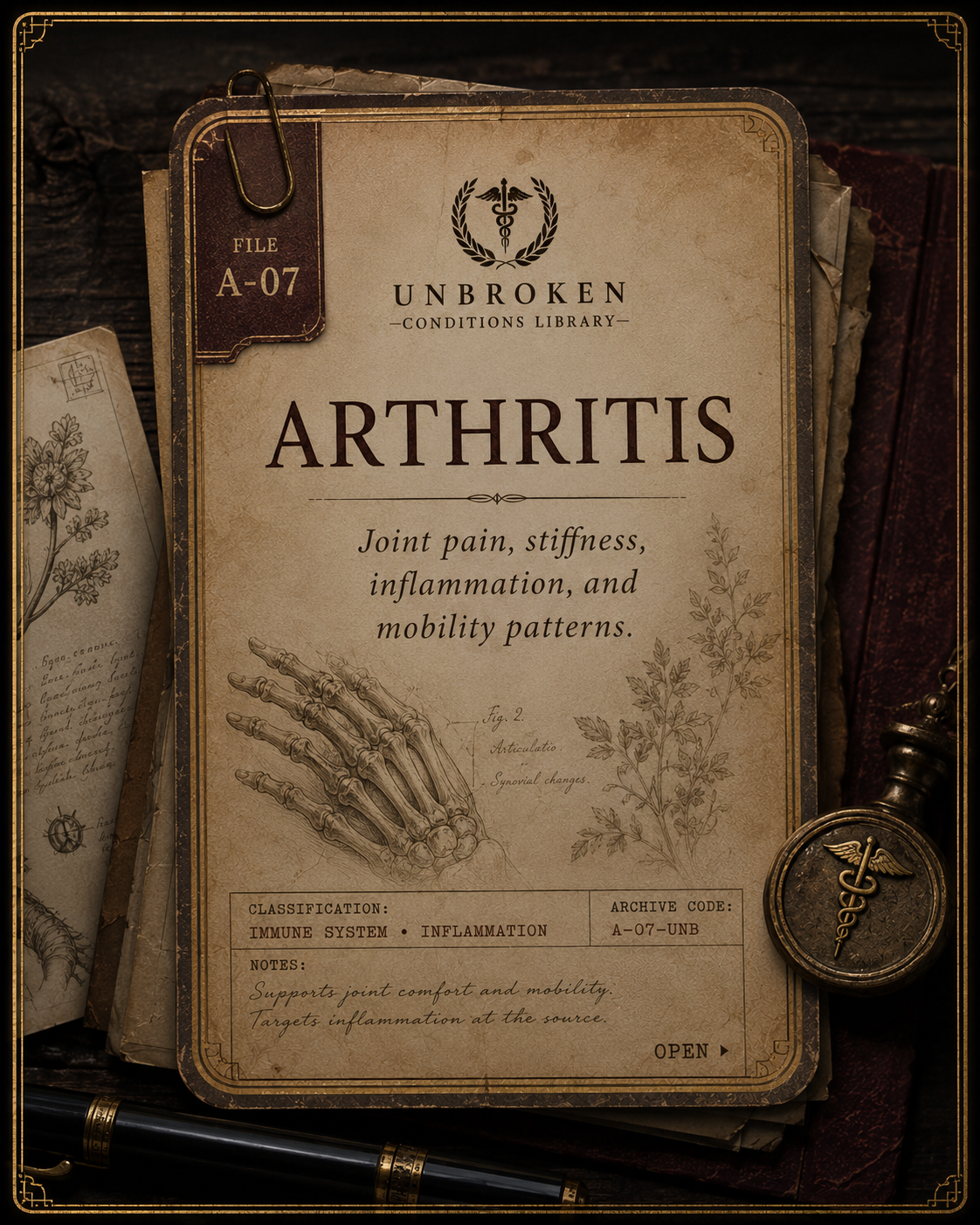 Arthritis condition archive entry