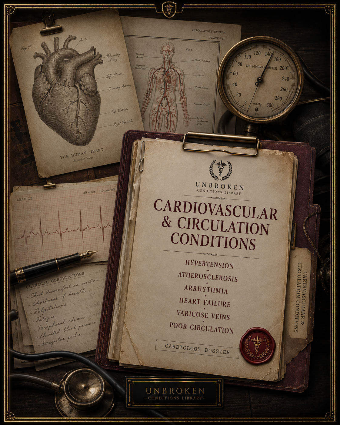 Cardiovascular and Circulation Conditions archive card