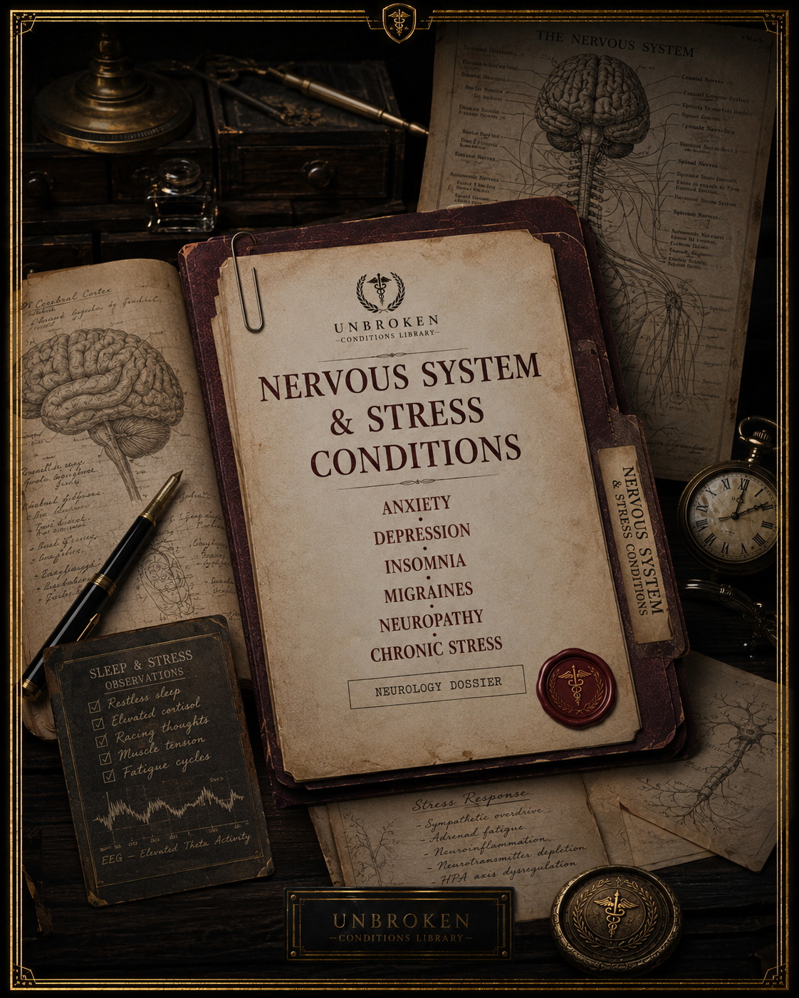 Nervous System and Stress Conditions archive card